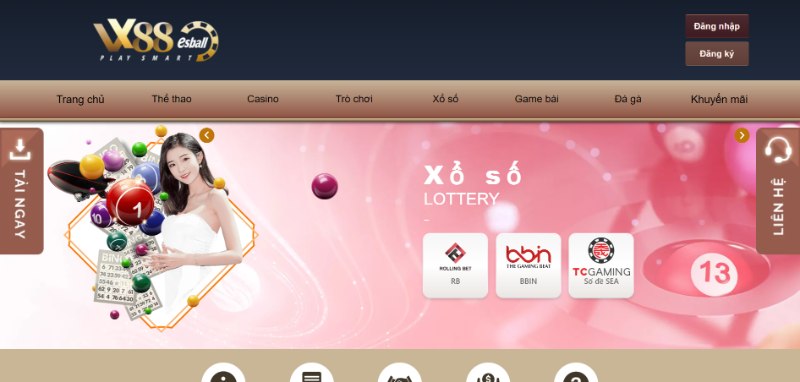 Sảnh Chơi Xổ Số